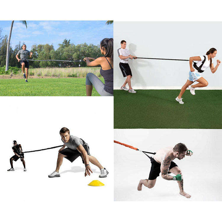 High Quality Workout Agility Belt Speed Bungee Cord Fitness Strength Speed Basketball Training Equipment High Quality Workout Agility Belt Speed Bungee Cord Fitness Strength Speed Basketball Training Equipment